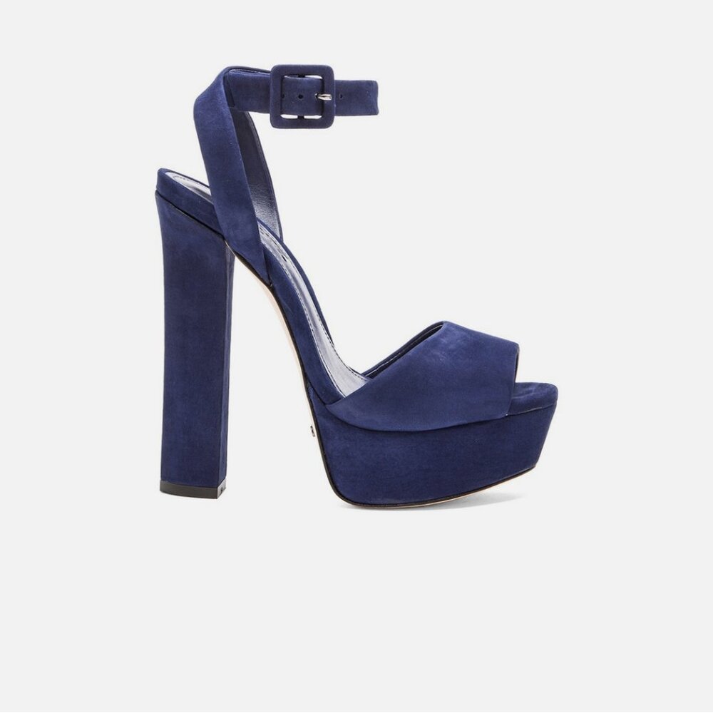 Schutz Amatista Platform Peep Toe Heels